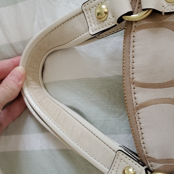 Coach Champagne Arm/Crossbody Purse - Picture 5 of 16